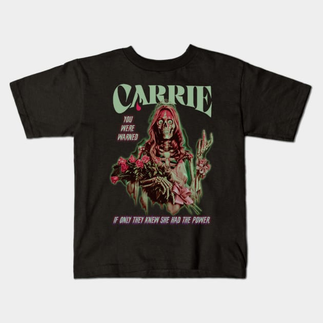 Carrie, Classic Horror. (Version 1) Kids T-Shirt by The Dark Vestiary